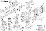 Bosch 0 611 241 703 Gbh 5-40 De Rotary Hammer 230 V / Eu Spare Parts
